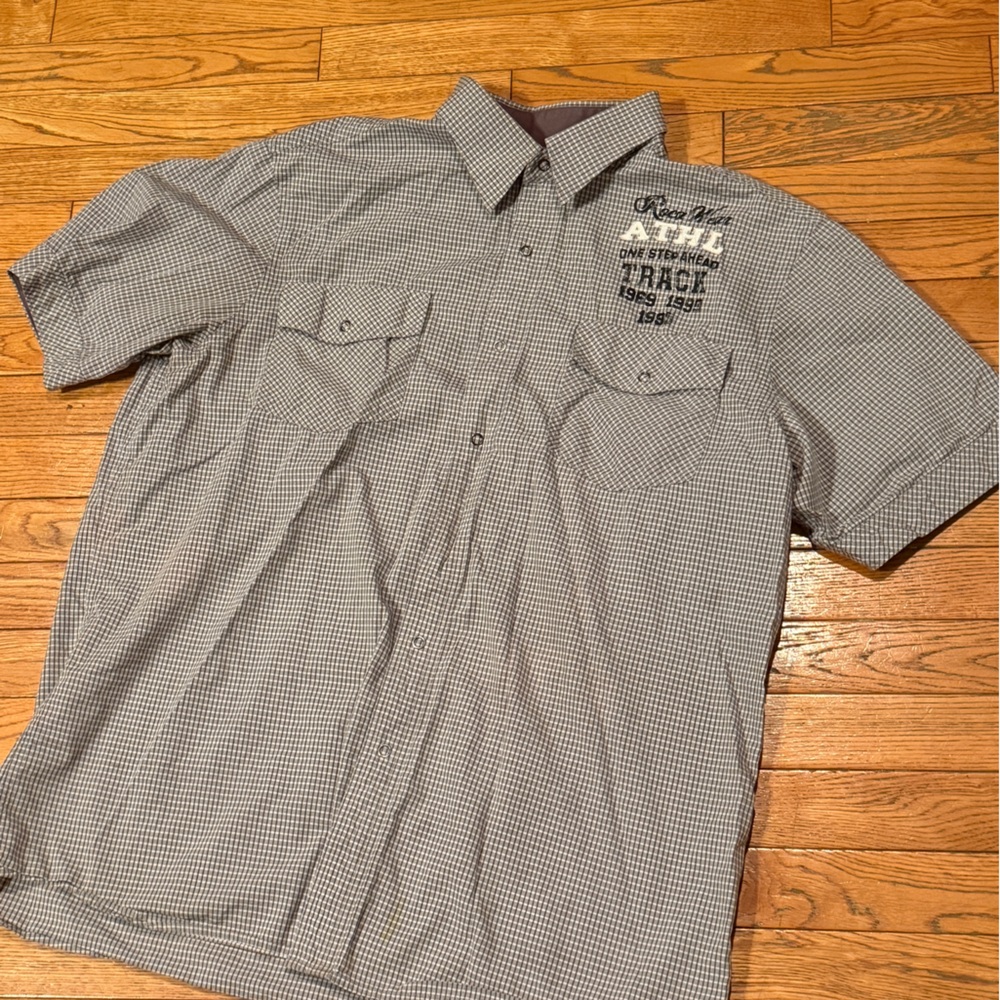 Rocawear Black and White Checkered Shirt